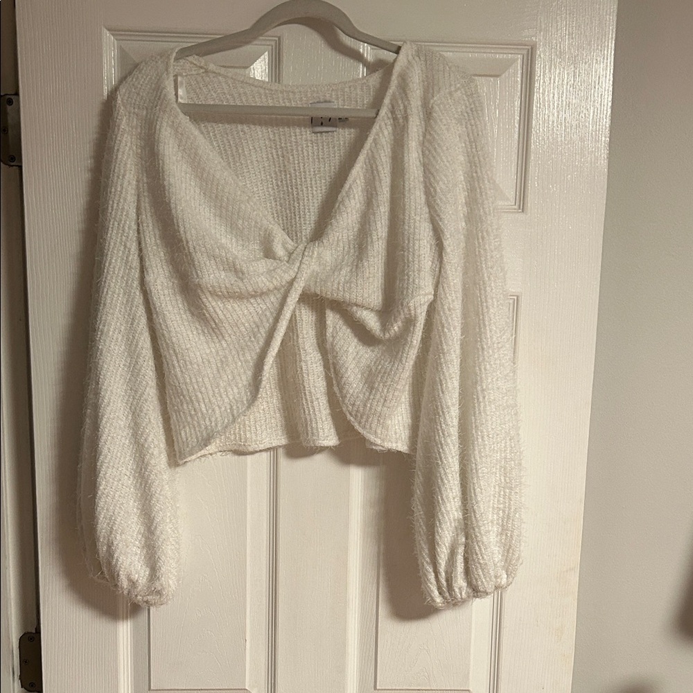 Princess Polly white sweater